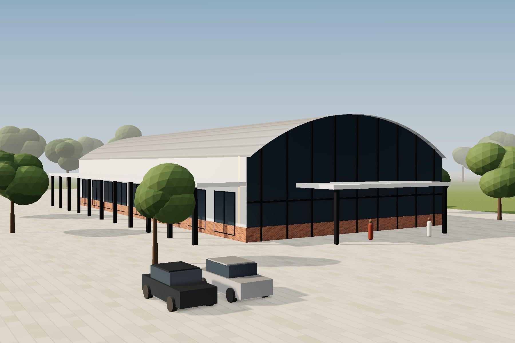 3D concept view — Wedding Marquee